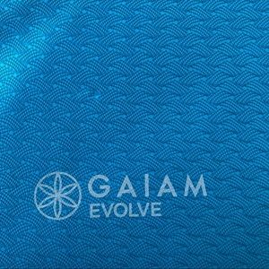 NWT Gaiam yoga mat teal blue